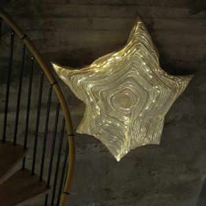 APPLIQUE CRISTAL FIBRE DANS L’ESCALIER D’UN LOFT