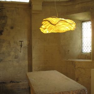 HANGING LIGHT NUAGE CRISTAL IN ROMAN CHAPEL